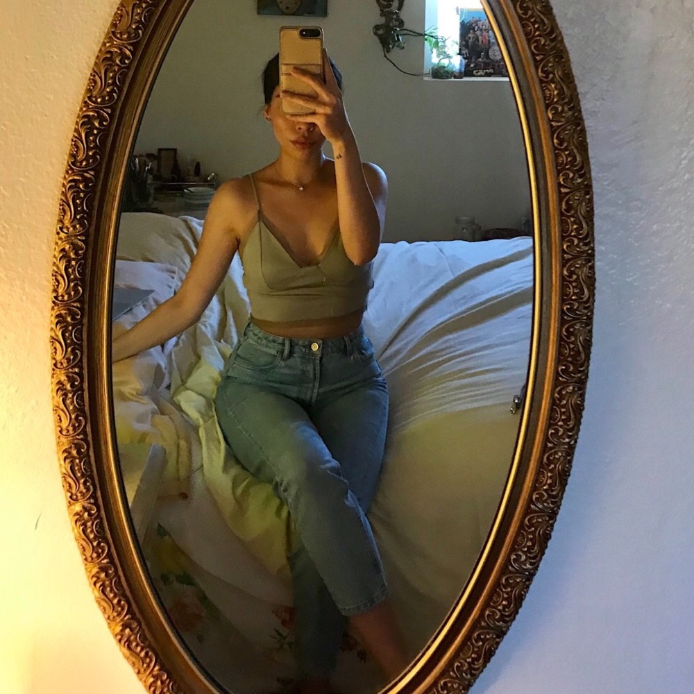Low back bralette crop top